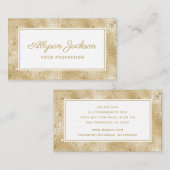 Gold Holographic Script-Visitekaartje Visitekaartje (Voorkant / Achterkant)