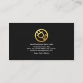 Gold Home Circuit Elektrische Contractant Visitekaartje (Achterkant)