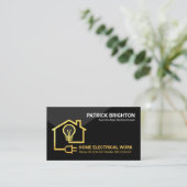 Gold Home Electric Circuit-bedrading Visitekaartje (Staand voorkant)