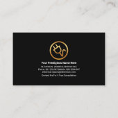 Gold Home Electric Circuit-bedrading Visitekaartje (Achterkant)