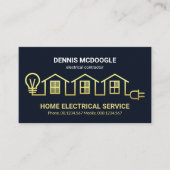 Gold Home Electric Circuit-bedrading Visitekaartje (Voorkant)
