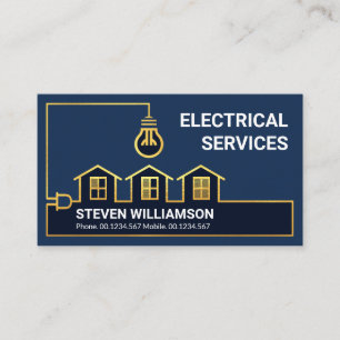 Gold Home Electrical Wining Electrational Services Visitekaartje