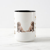 Gold Home is waar mijn hond Mok is - Luxe Hondenli (Center)