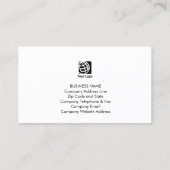 Gold Home Remodeling House Icon Business Card Visitekaartje (Achterkant)