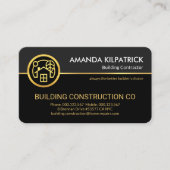 Gold Home Reparaties Aannemer Visitekaartje (Voorkant)