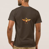 GOLD HONEY BEES / BEEKEEPER APIARIST BEEKEEPING T-SHIRT (Achterkant)