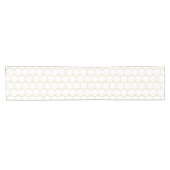 Gold HoneyComb Table Runner Korte Tafelloper (Horizontaal)