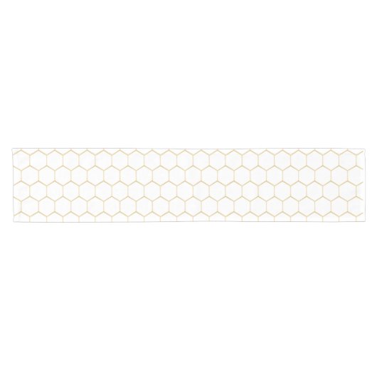 Gold HoneyComb Table Runner Korte Tafelloper (Horizontaal)