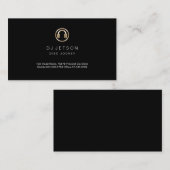 Gold Hoofdtelefoon Icon Disk Jockey Visitekaartje