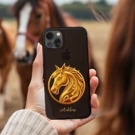 Gold Horse Case-Mate iPhone Case