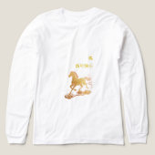Gold Horse Chinese New Year 2026  Tri-Blend Shirt (Voorkant)