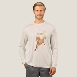 Gold Horse Chinese New Year 2026  Tri-Blend Shirt