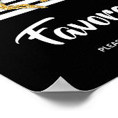 Gold Horse Derby Favorieten Poster (Hoek)