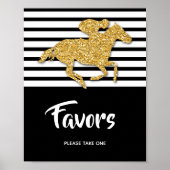 Gold Horse Derby Favorieten Poster (Voorkant)
