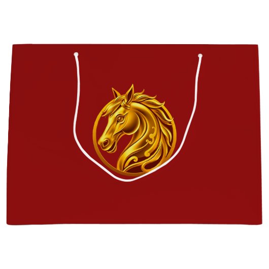 Gold Horse Groot Cadeauzakje (Voorkant)