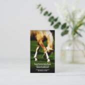 Gold Horse Riding Stables Boarding of Farrier Visitekaartje (Staand voorkant)