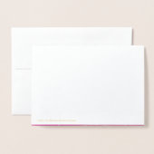 Gold & Hot Pink Geometric Be My Bridesmaid Folie Kaarten (Met envelop)