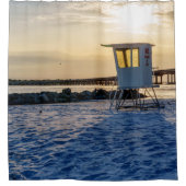 Gold Hour Destin East Pass Douchegordijn (Voorkant)