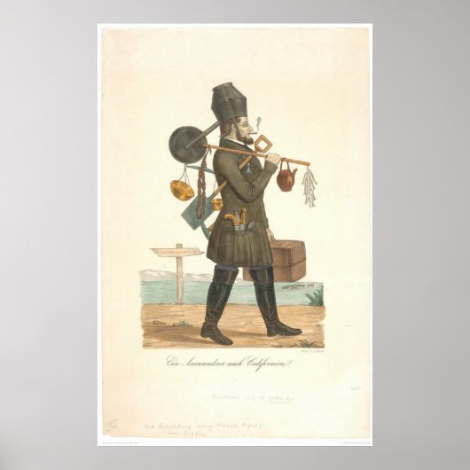 Gold Hunter naar CA. (0631A) Poster (Voorkant)