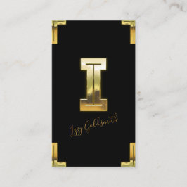 Gold I Initiaal en Visitekaartje aan de grenzen