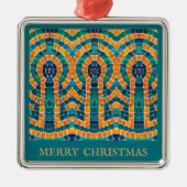 GOLD ICONS MOZAÏEK Premium Vierkant Ornament + Tek (Voorkant)