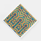 GOLD ICONS MOZAÏEK Standaard Diner Papier Servette Servet (Hoek)