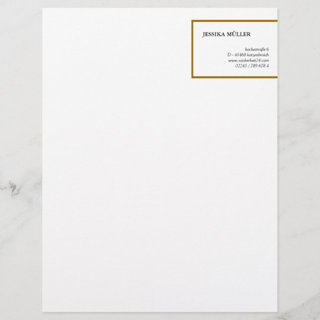 Gold ID Letterhead (Voorkant)