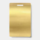 Gold ID werknemer Badge (Achterkant)