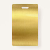 Gold ID werknemer Badge (Achterkant)