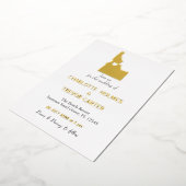 Gold Idaho State Kaart Bruiloftsgoud (Gedraaid)