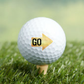 Gold Impact Arrow Golfballen (Insitu Shirt)
