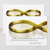Gold Infinity Rings Kaart (Voorkant / Achterkant)