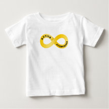 Gold Infinity-symbool voor autisme