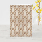 Gold Infinity Wedding Congratulations Card Kaart (Gele Bloem)