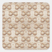 Gold Infinity Wedding Gift Stickers (Voorkant)