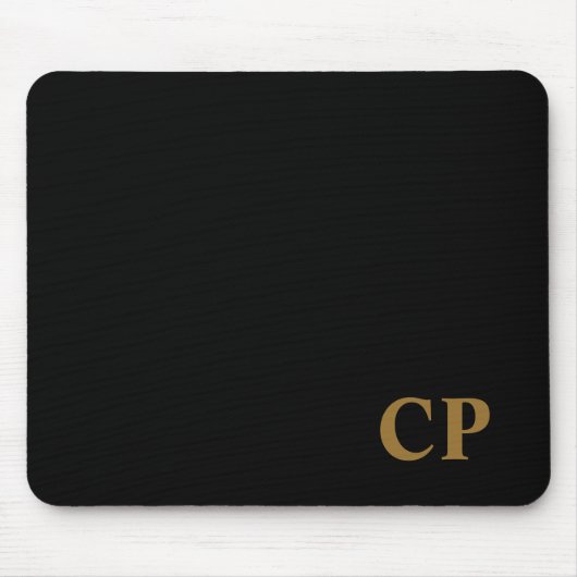 Gold Initiaal Muismat (Voorkant)