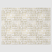 Gold Inspirerend Words Tissuepapier (Voorkant)