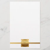 Gold International Christmas Navidad Stationery Briefpapier (Voorkant)