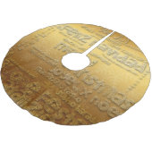 Gold International Kerstnavidad Tree Skirt Kerstboom Rok (Gekanteld)