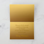 Gold International-kerstnavidad-Wenskaart Feestdagen Kaart (Binnen)