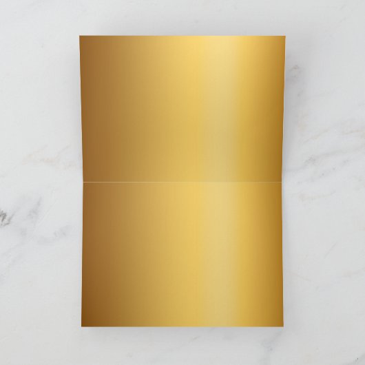 Gold International Weihnachten Navidad Greep Feestdagen Kaart (Binnen)