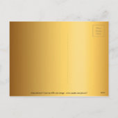 Gold International Weihnachten Navidad H Briefkaar Feestdagenkaart (Achterkant)