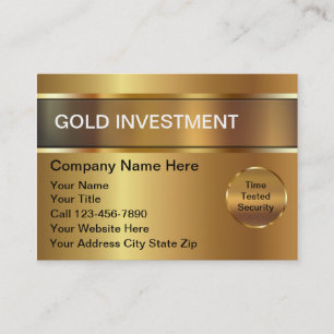 Gold Investment Visitekaartje