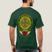 Gold Irish Claddagh T-shirt (Achterkant)