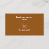 Gold Islamic Geometric design Visitekaartje (Achterkant)