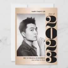 GOLD JAAR | AFSTUDEREN ZWARTE BOLD COLLEGE FOTO