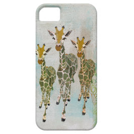  Gold & Jade Giraffes iPhone Case