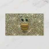 Gold Jewel Owl Visitekaartje (Achterkant)