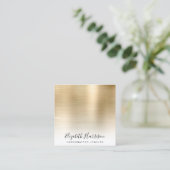 Gold Jewelry Display Vierkante Visitekaartje (Staand voorkant)