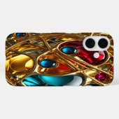 Gold & Jewels #11 - iPhone 16 Hoesjes (Achterkant (horizontaal))